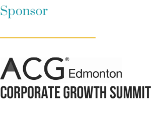 Sponsor ACG Edmonton Corporate Growth Summit