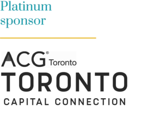 Platinum Sponsor ACG Capital Connection Toronto